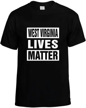 West Virginia Lives Matter Unisex T-Shirt Novelty Graphic Tee Shirt