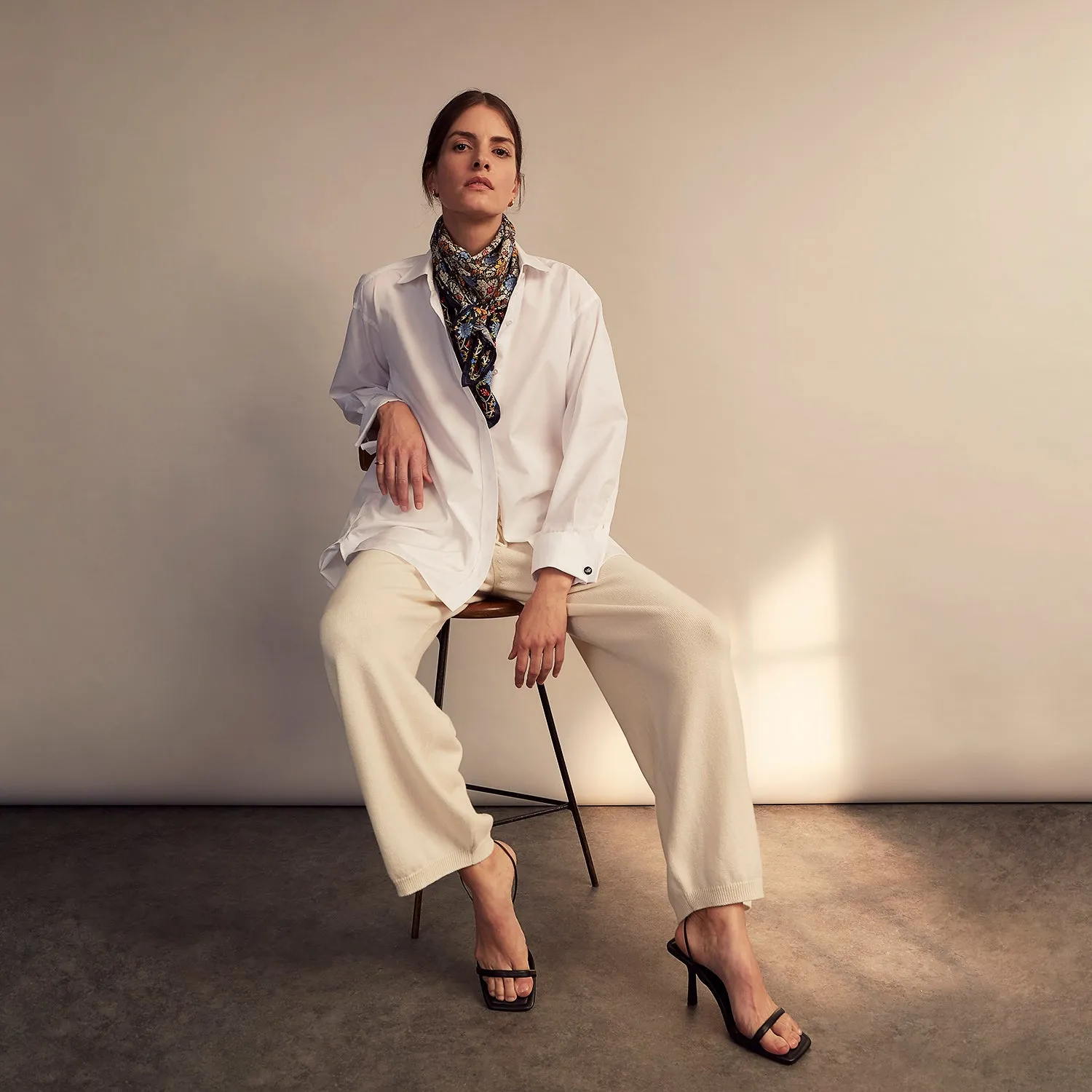 White Cotton Marlene Shirt