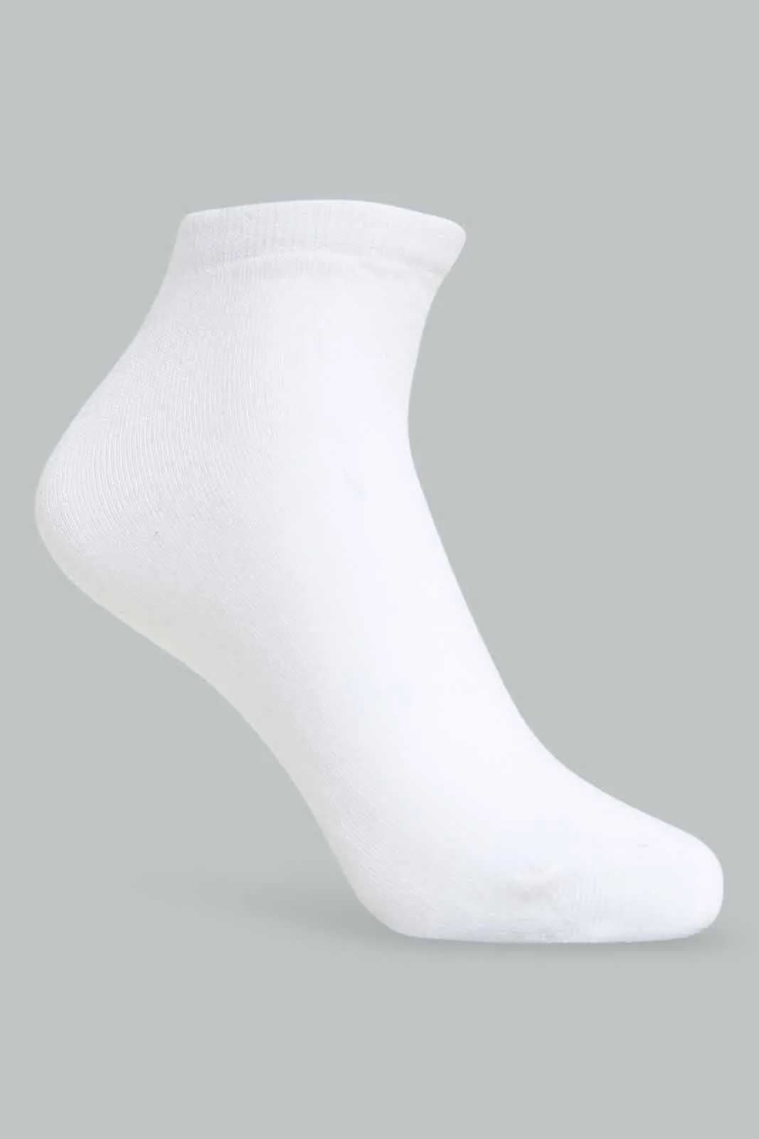 White Plain Socks For Men (Pack of 3)