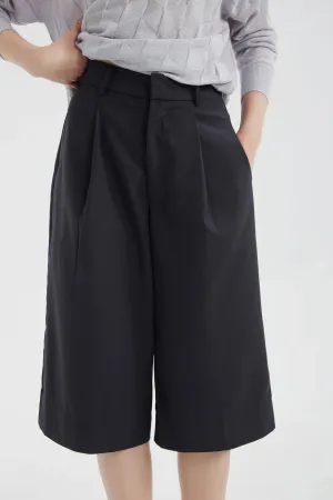 Wide Leg Capris Pants