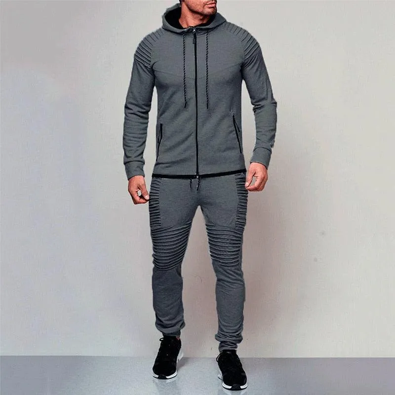 Winter Hooded Sweatshirt  Drawstring Pants Sportswear