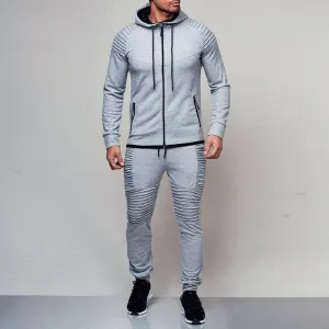 Winter Hooded Sweatshirt  Drawstring Pants Sportswear