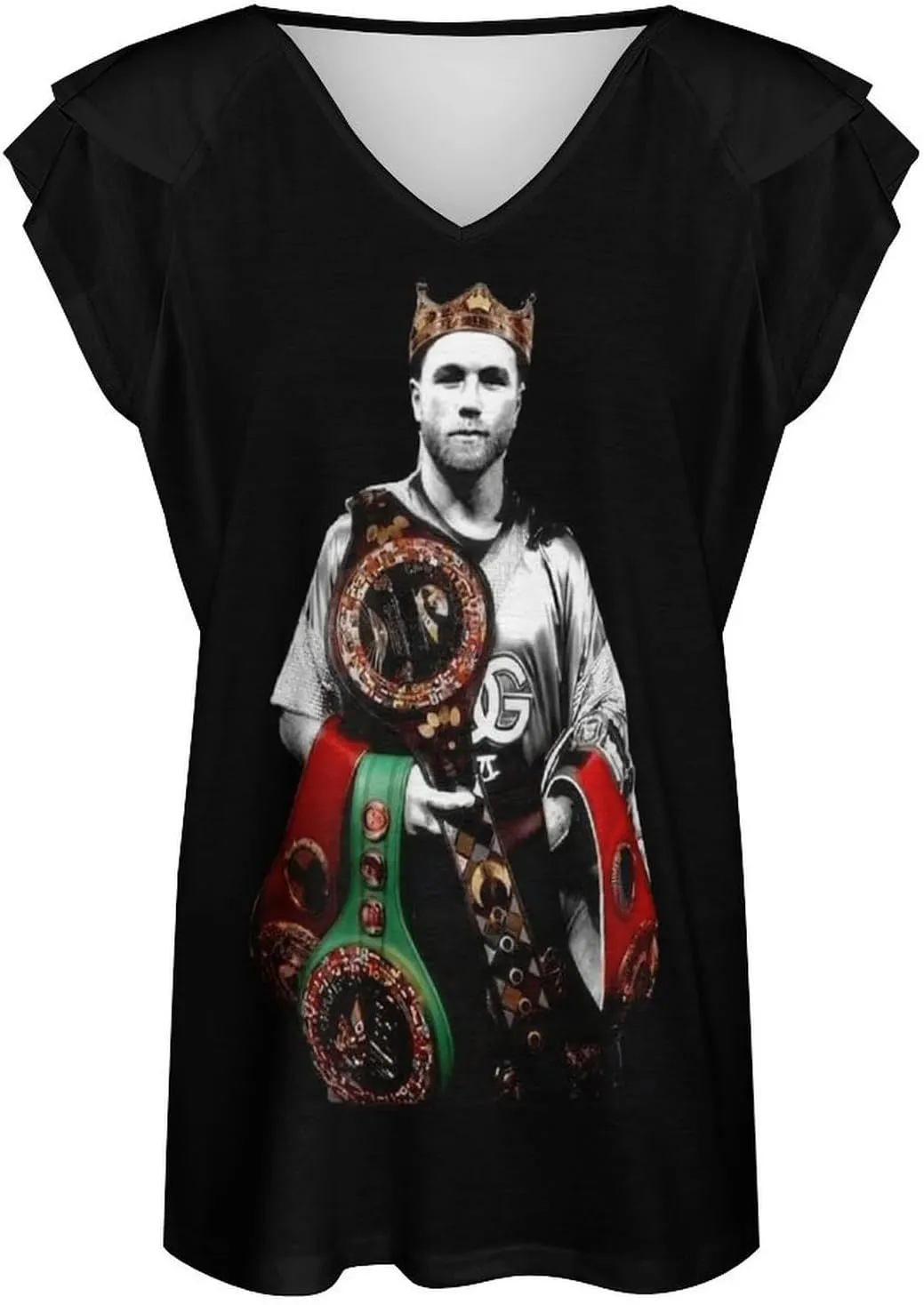 Woman T-Shirts Summer V Neck Tshirt Classy Retro Short-Sleeve for Women Slim Fit tees