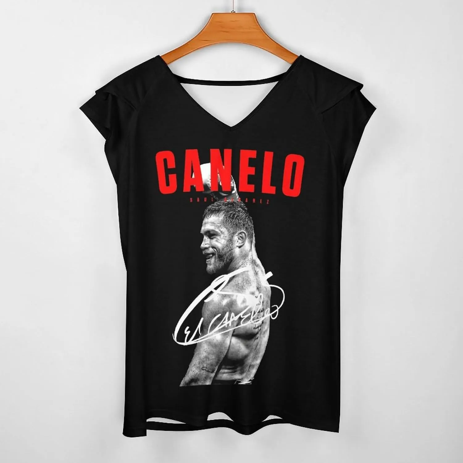 Woman T-Shirts Summer V Neck Tshirt Classy Retro Short-Sleeve for Women Slim Fit tees