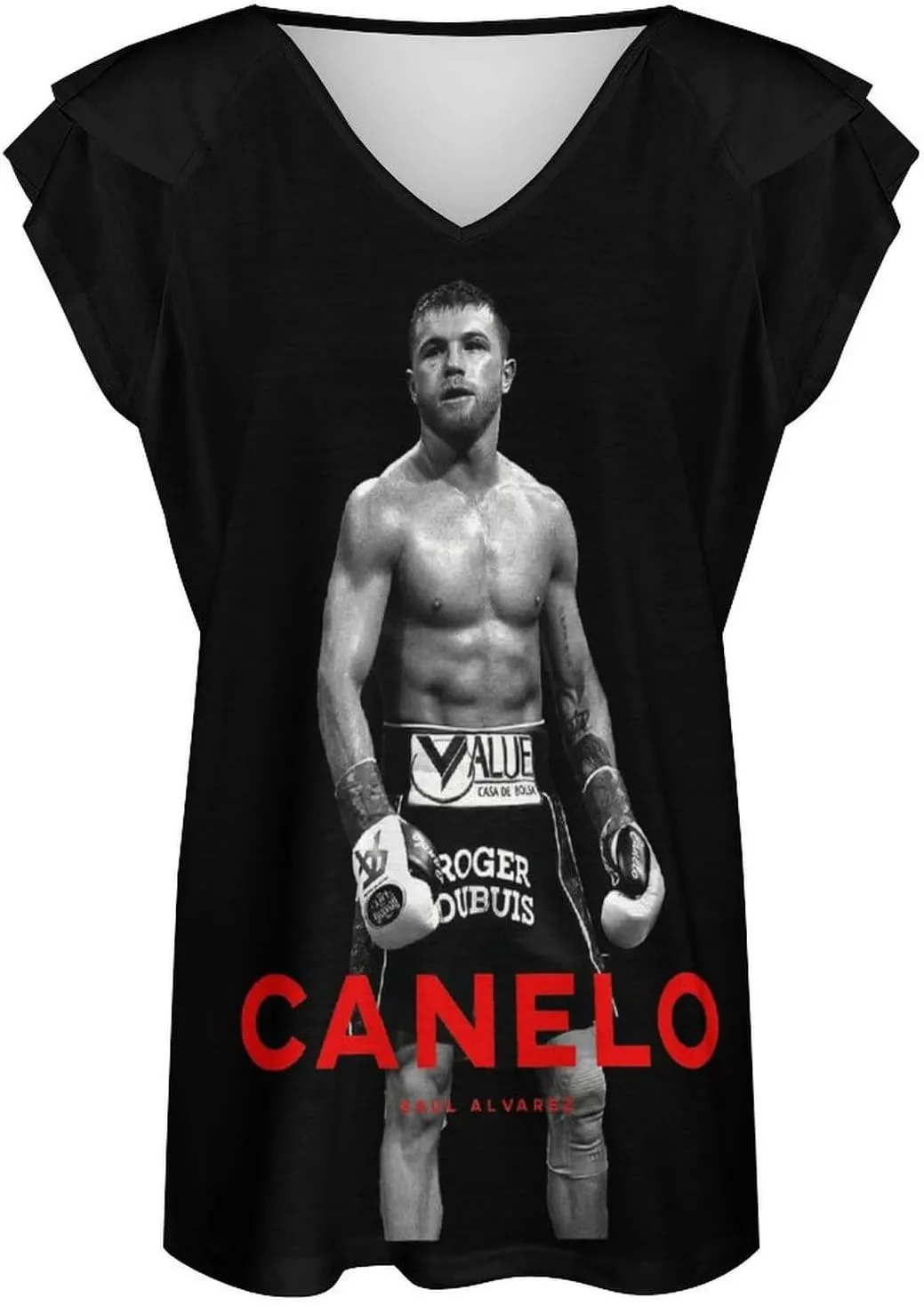 Woman T-Shirts Summer V Neck Tshirt Classy Retro Short-Sleeve for Women Slim Fit tees