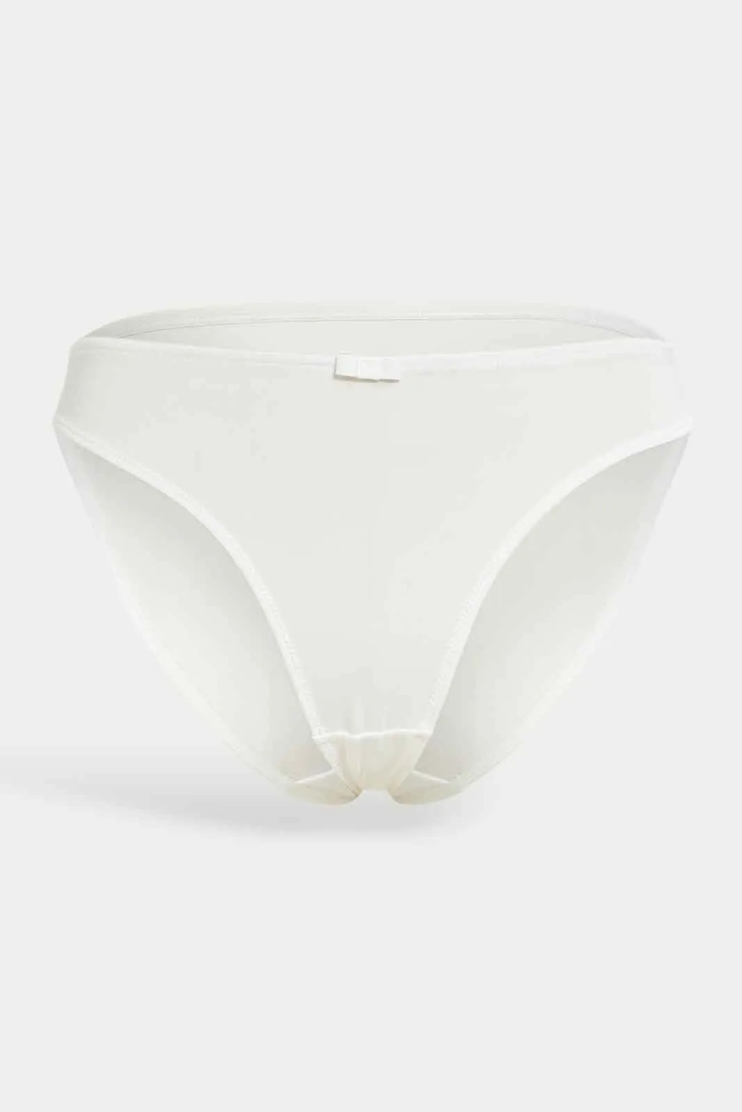 Women Lilac And White High Leg Brief Set (Pack Of 2)