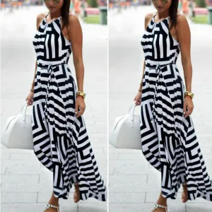 Women Maxi Boho Floral Summer Beach Long Dress Evening Party Dress Casual Dress
