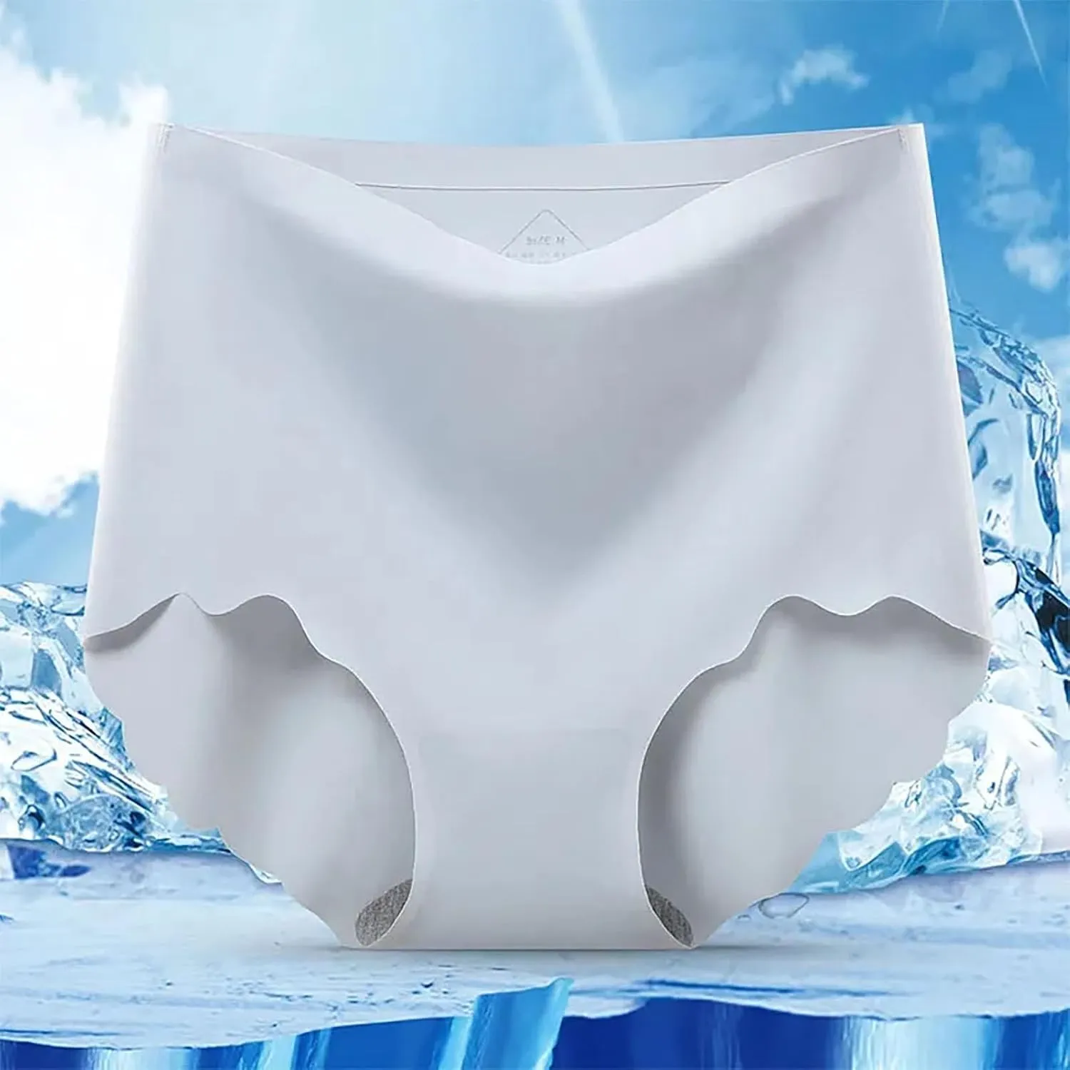 Women Panty Underwear Stretch High Waist Seamless Breathable Soft Comfy Cotton Briefs Yoga Sport Slim Fit Boyshort