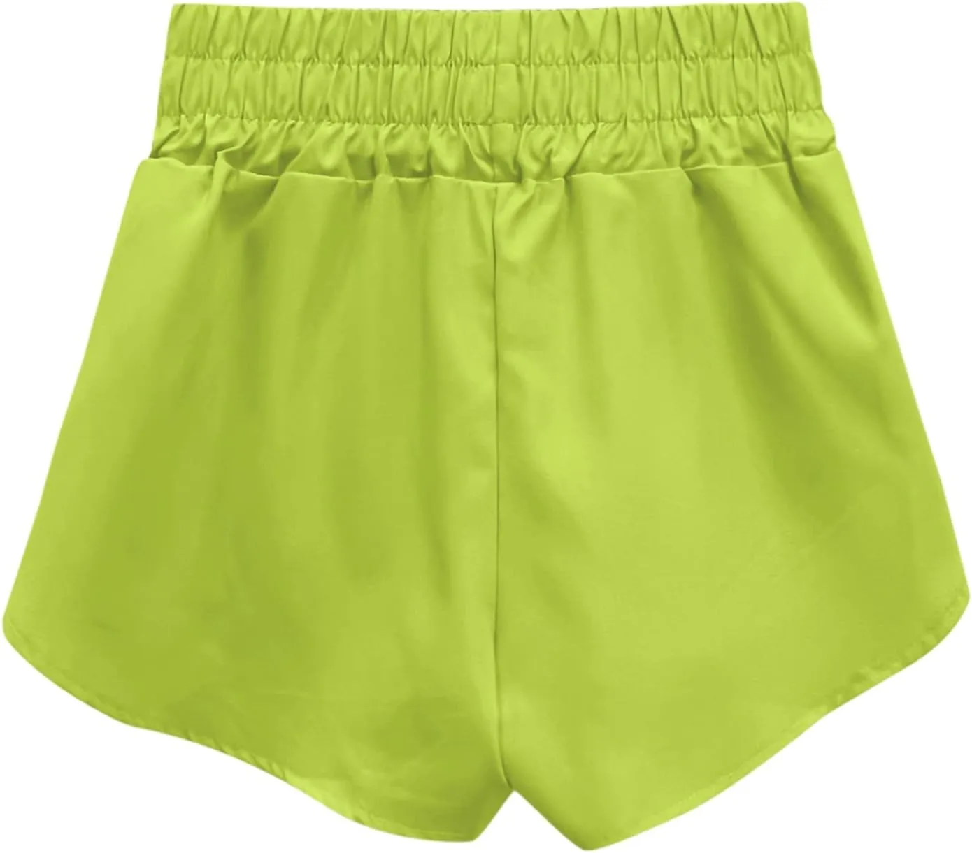 Women's Athletic Shorts Quick Drying High Waisted Side Slit Tennis Running Shorts Baggy Gym Elastic Workout Short