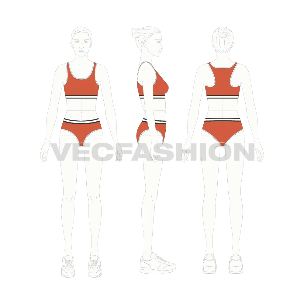Women's Cotton Bralette Set