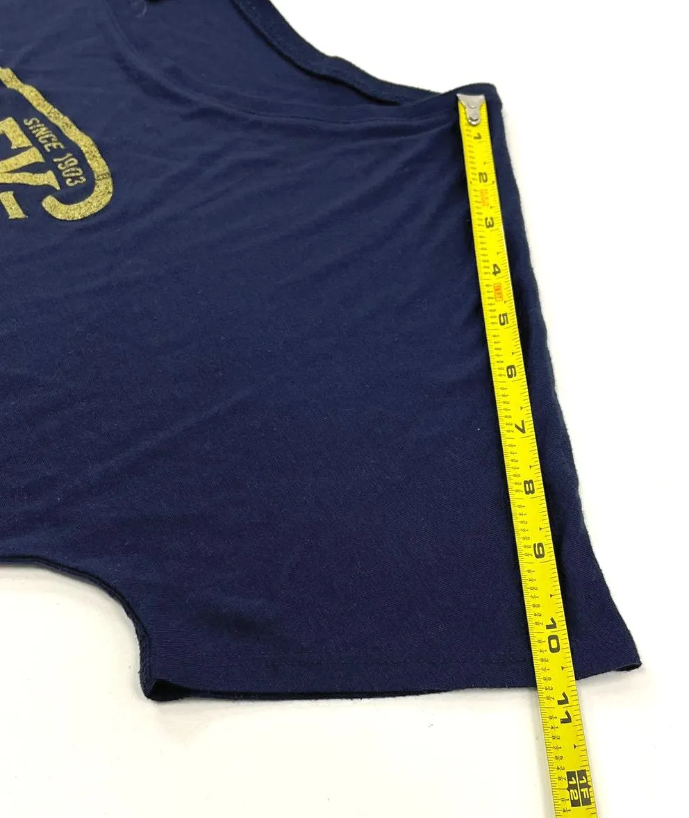 Women's Harley Davidson Dark Blue Short Sleeve Thin T-shirt - Size None
