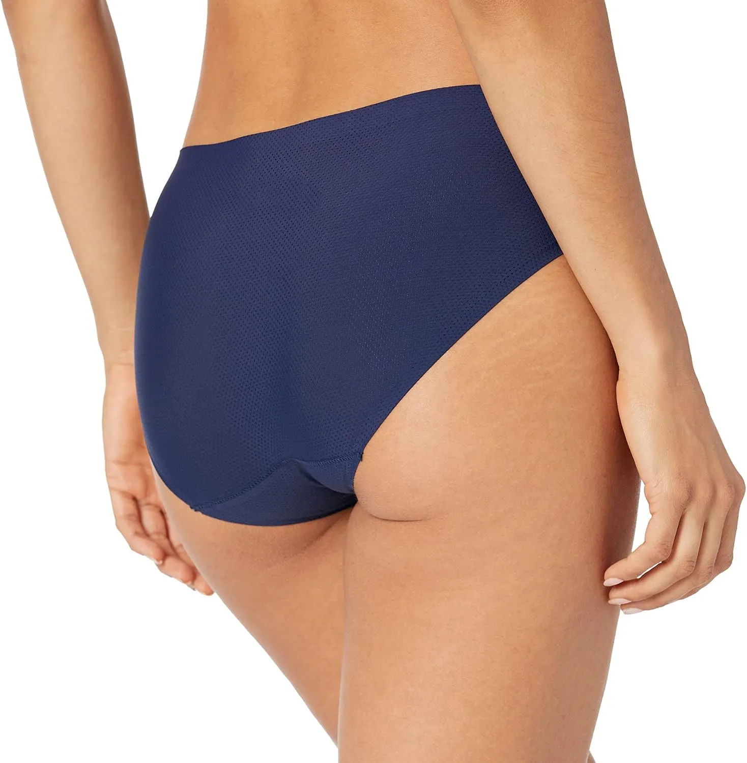 Womens Nylon Seamless Underwear Pack Available in High Waist Briefs and Low Rise Hipster for Legging No Show Panties