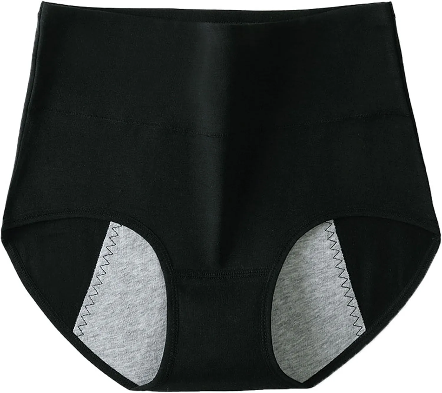 Women's Panty Underwear Seamless Breathable Stretch High Waist Briefs Underpant Soft Comfy Organic Cotton Panties