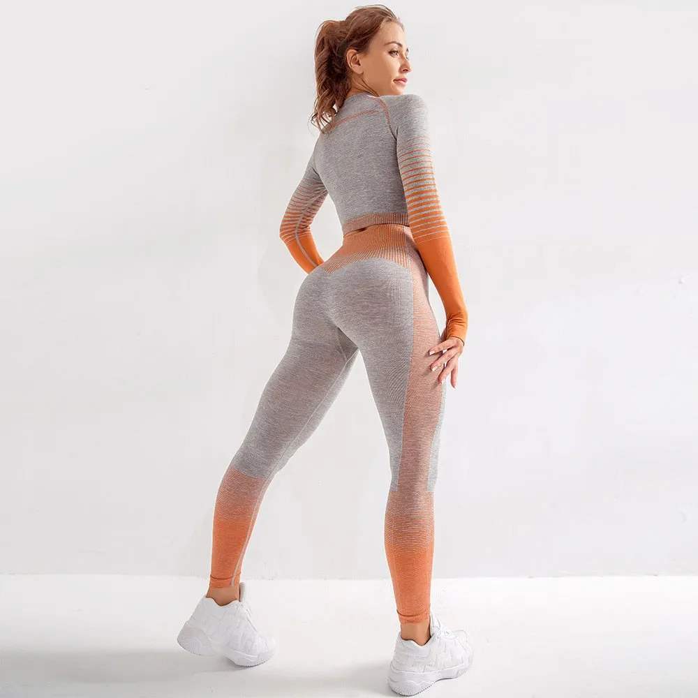 Women's Seamless Gradient Sports Legging