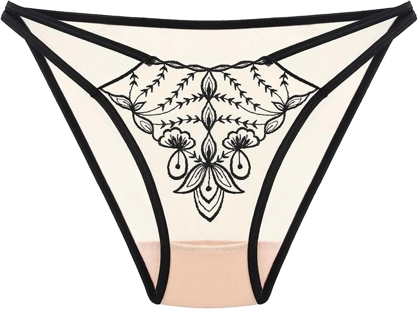 Womens Seamless Hipster Underwear No Show Panties Briefs Soft Stretch Bikini Underwears Firm Control Panties for