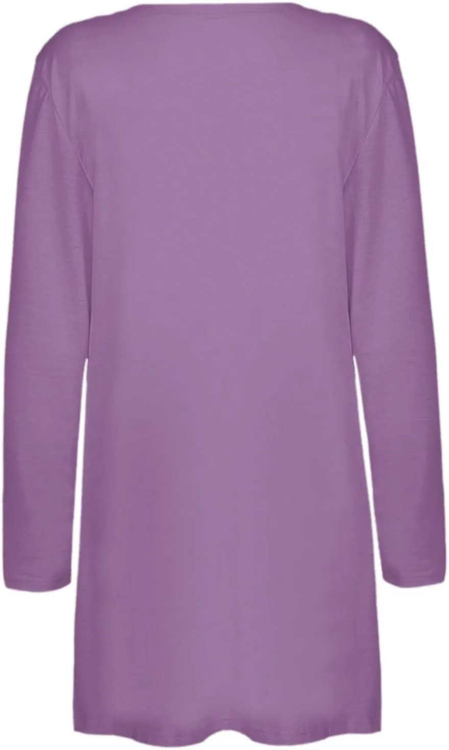 Women's Solid Color Long Sleeve Cardigan Casual Trendy Soft Comfortable Lightweight Loose Fitted Plus Size Cardigans