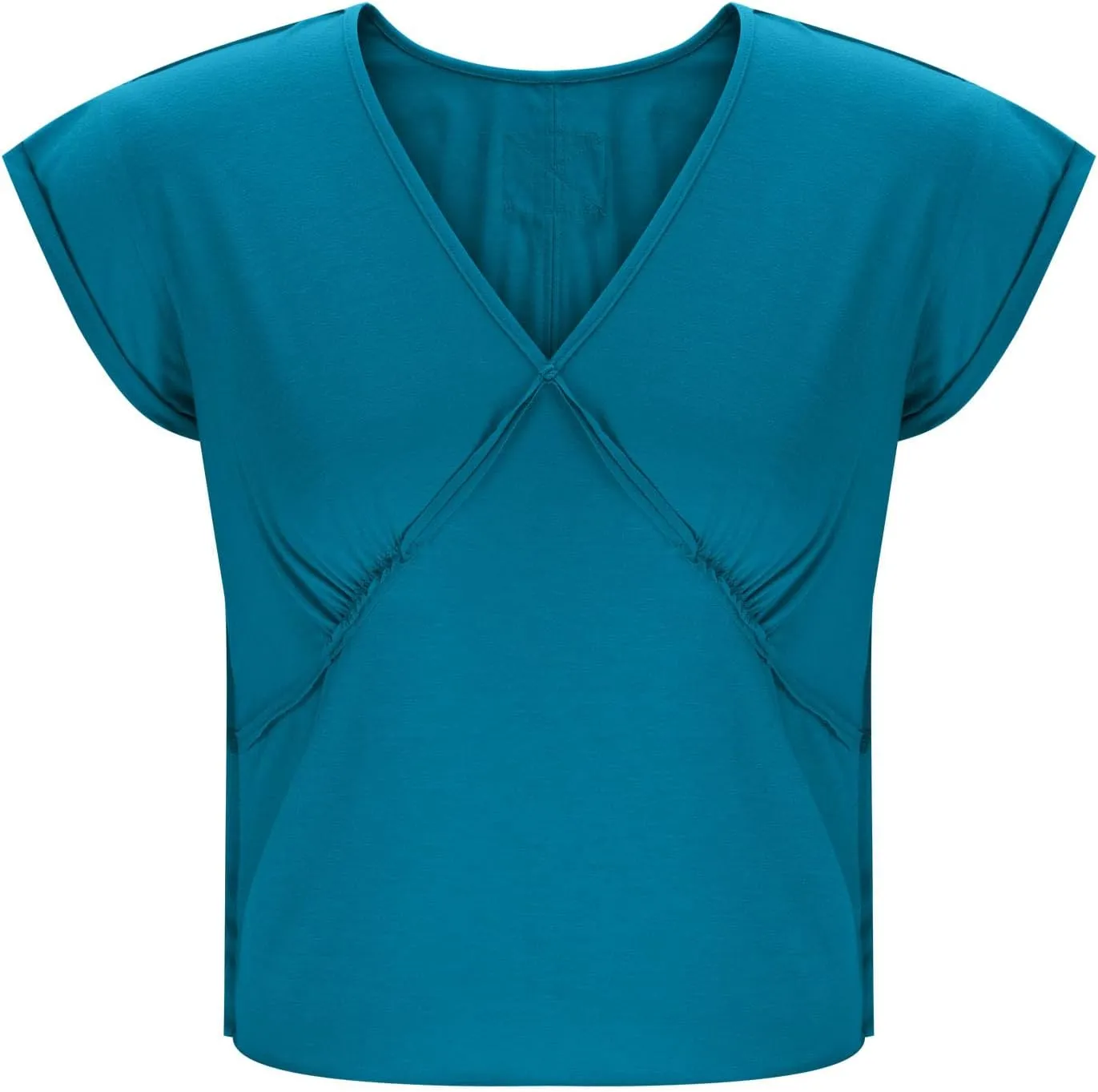 Womens Tank Top Sexy Deep V Neck Crop Tops Low Cut Summer Cap Sleeve T Shirts Y2k Slim Fit Tees