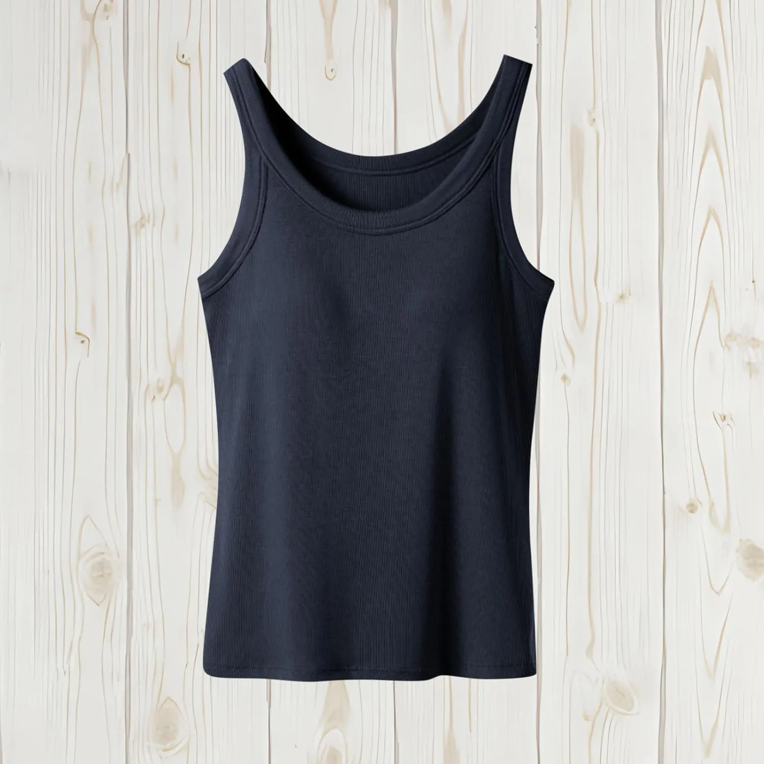 Womens Tank Tops with Built in Shelf Bra Casual Sleeveless Ribbed Sleeveless Gym Yoga Shirts Workout Camisole