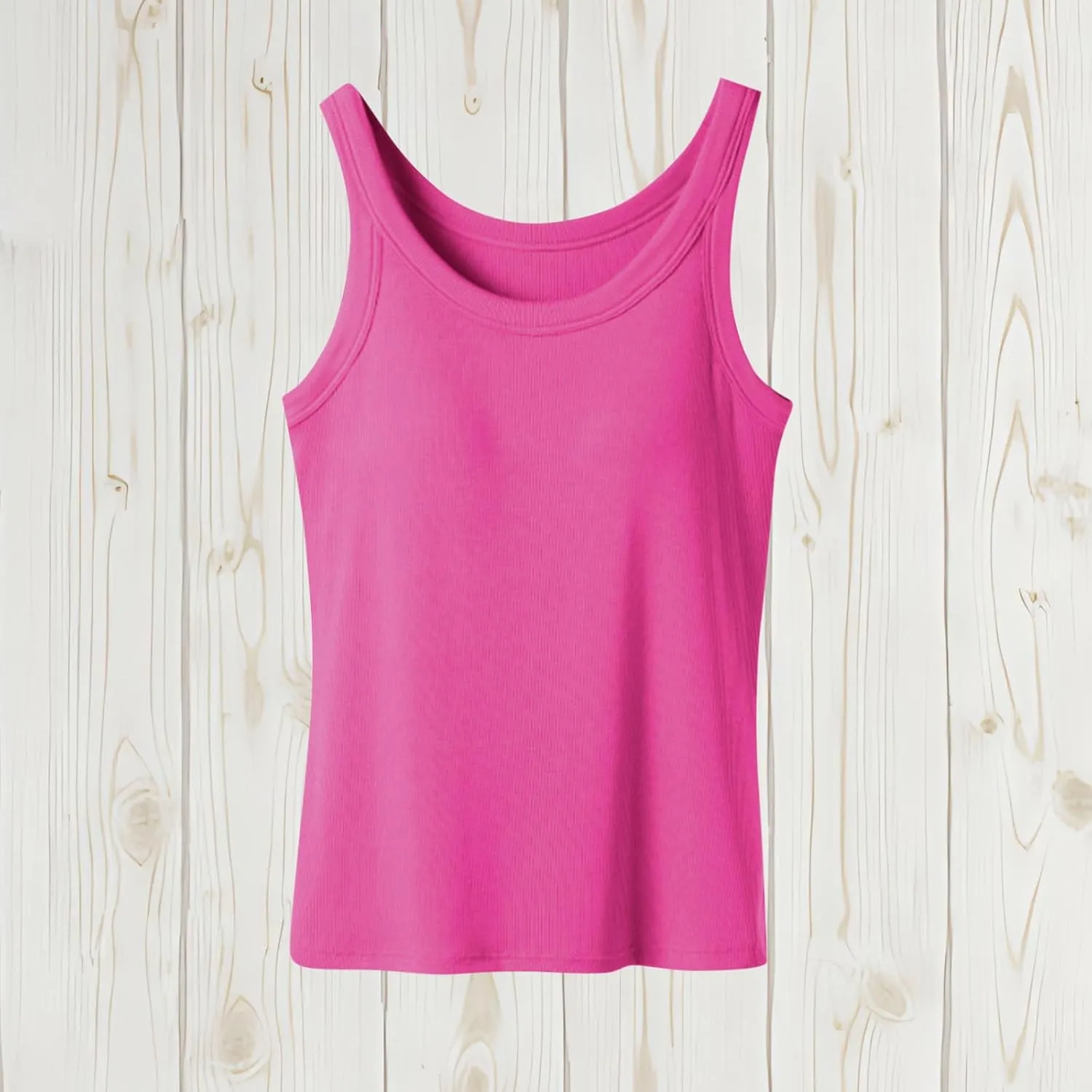 Womens Tank Tops with Built in Shelf Bra Casual Sleeveless Ribbed Sleeveless Gym Yoga Shirts Workout Camisole