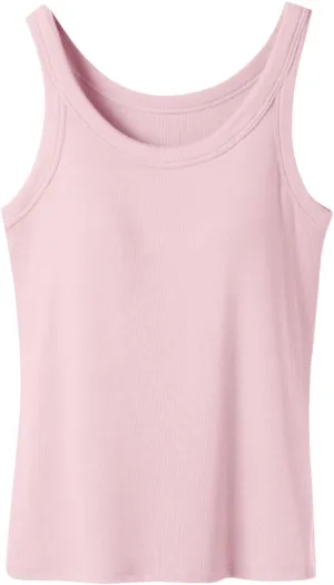 Womens Tank Tops with Built in Shelf Bra Casual Sleeveless Ribbed Sleeveless Gym Yoga Shirts Workout Camisole
