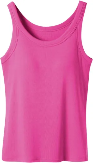 Womens Tank Tops with Built in Shelf Bra Casual Sleeveless Ribbed Sleeveless Gym Yoga Shirts Workout Camisole