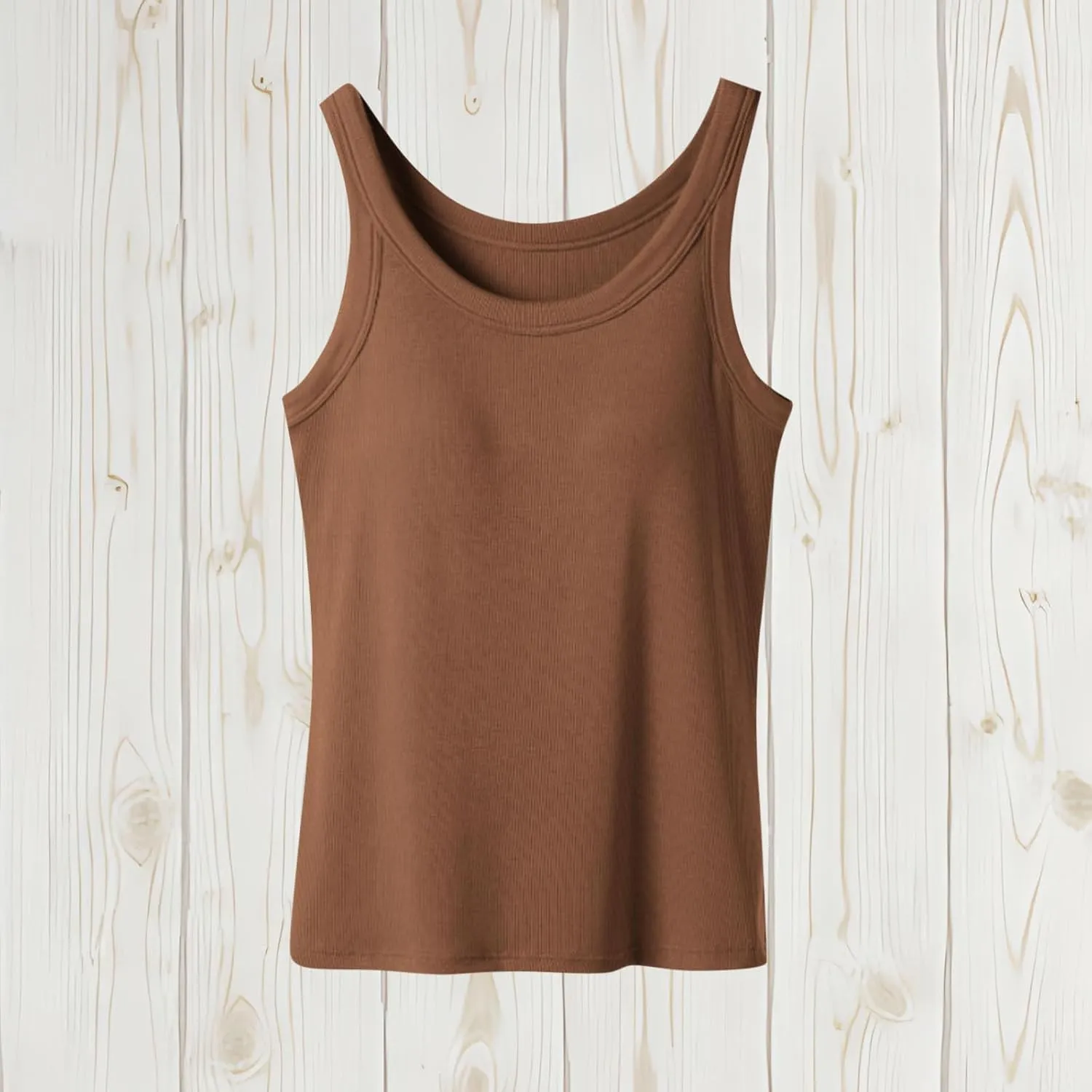 Womens Tank Tops with Built in Shelf Bra Casual Sleeveless Ribbed Sleeveless Gym Yoga Shirts Workout Camisole