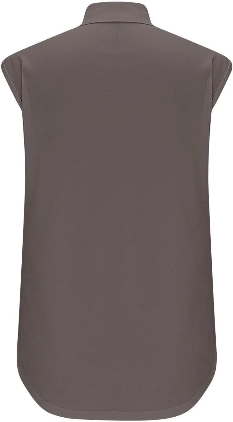 Women's Zip Up Tank Tops Sleeveless Golf Shirts Business Casual Tunics Top Mesh Athletic Workout Quick Dry Shirt