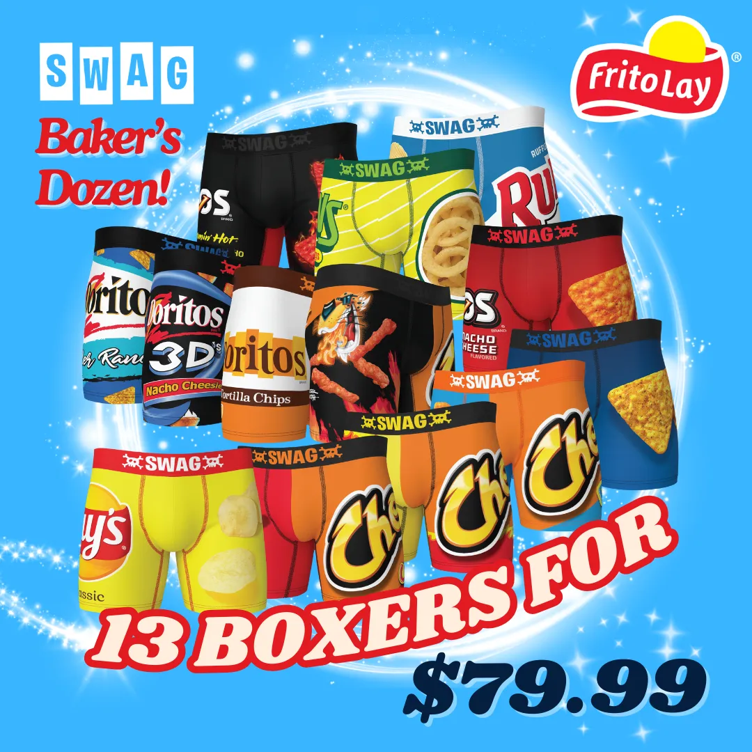 X-LARGE - SWAG x Frito Lay - Ultimate Variety Pack - 13-Pack - SIZE X-LARGE