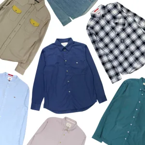 x5 Men's Tommy Hilfiger Colourful Casual Shirts Bundle