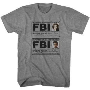 Xfiles Badges Men's T-Shirt