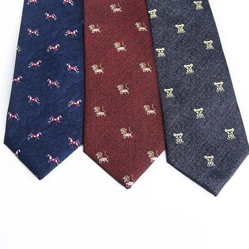 Yarn Polyester Men's Girls Casual Shirts Accessories Ties