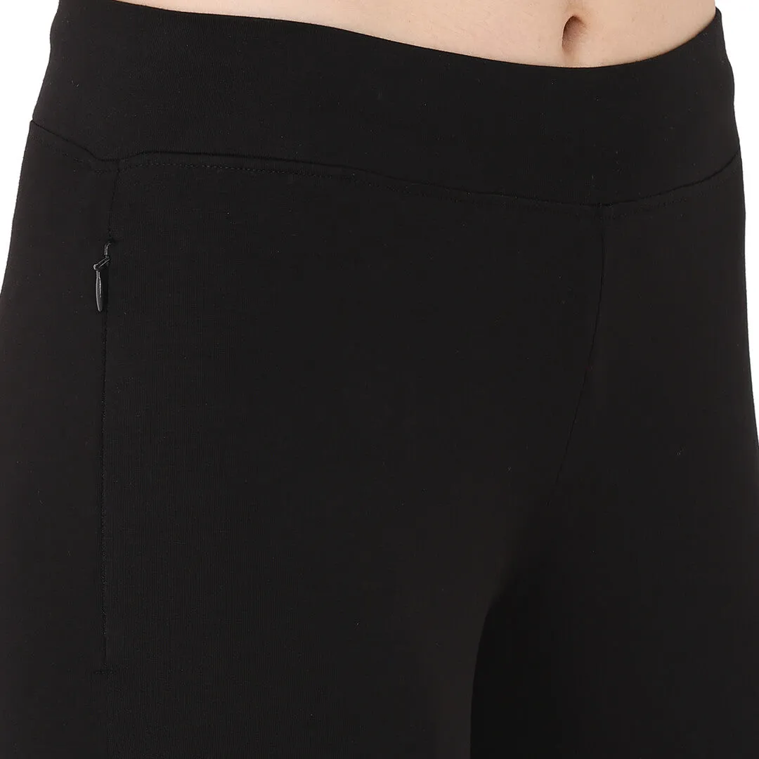 Yoga Pants Pack of 2 - Black & Opera Mauve