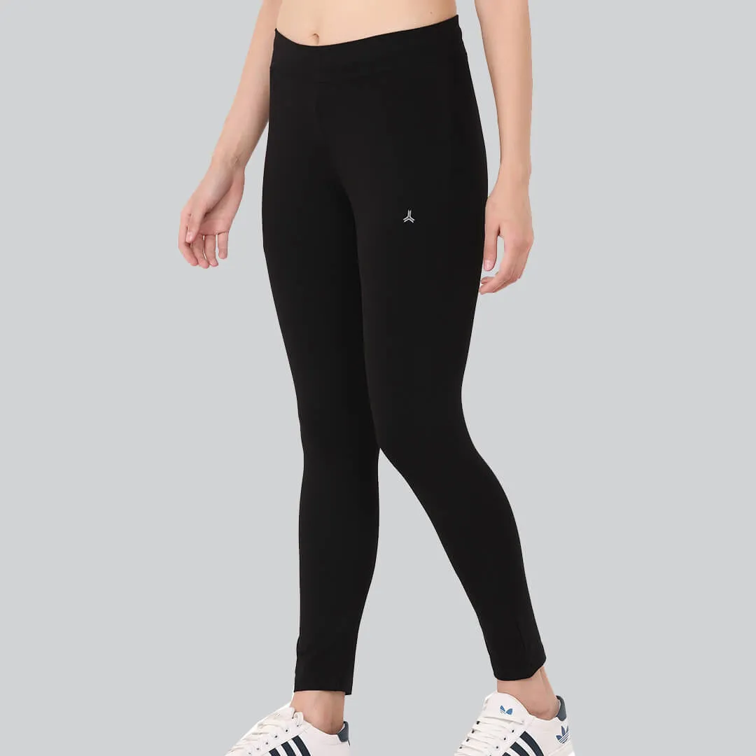 Yoga Pants Pack of 2 - Black & Opera Mauve