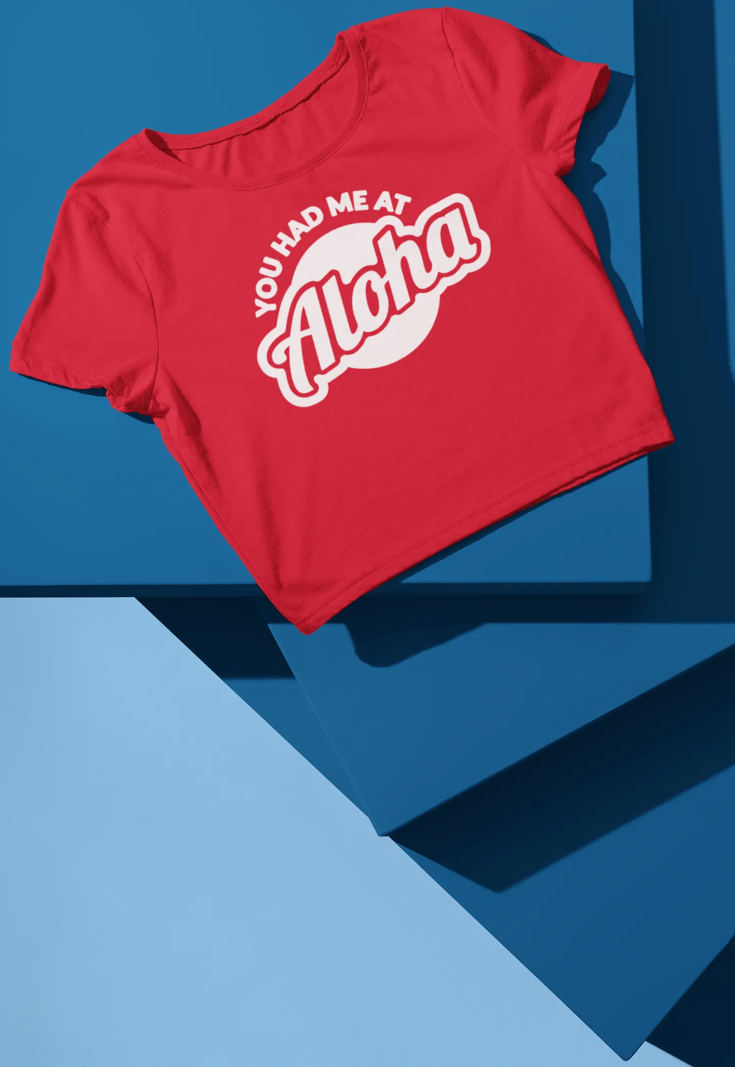 YOU HAD ME AT ALOHA CROP TOP