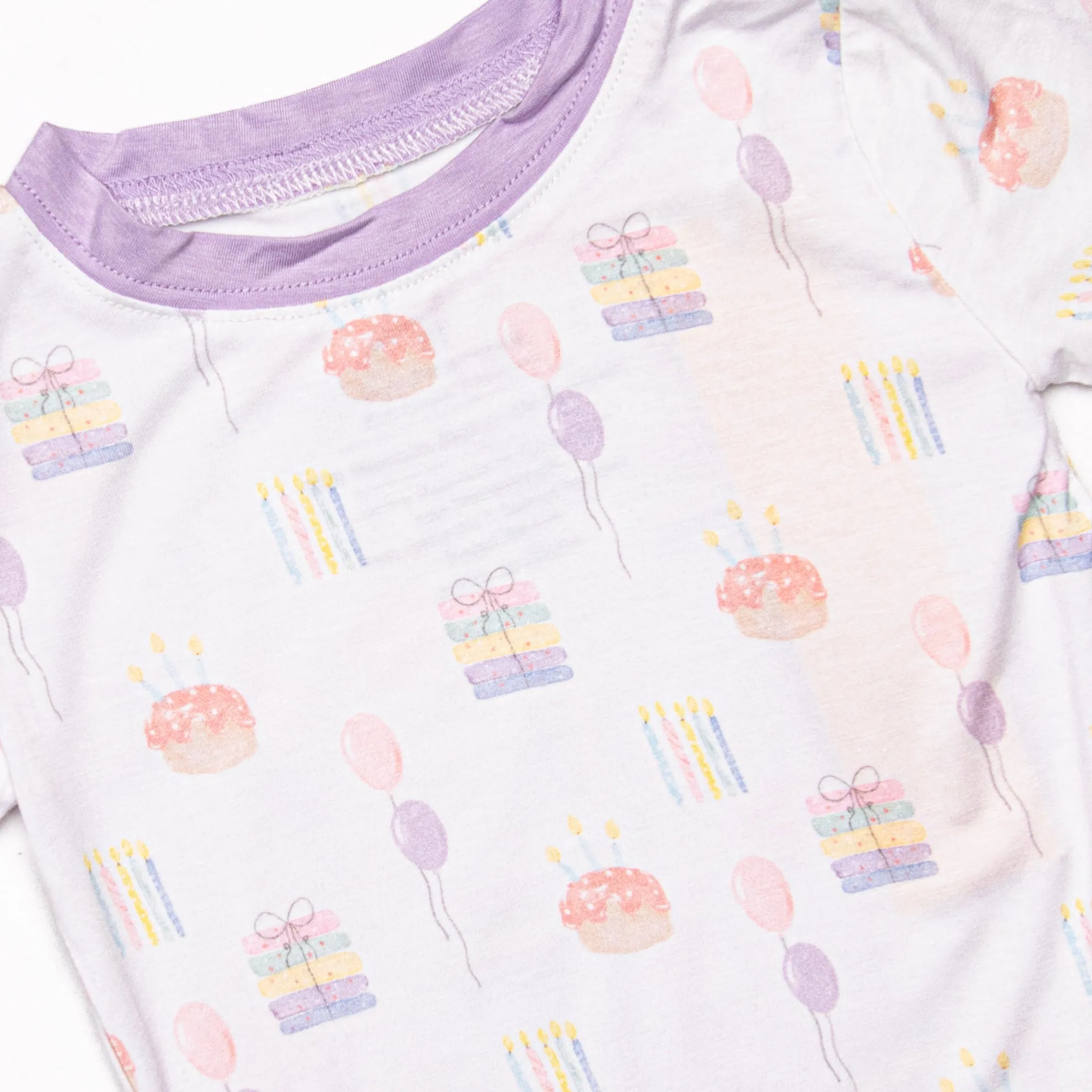 You're Invited Bamboo Pajama Short Set, Pink