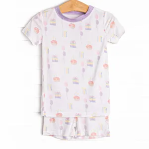 You're Invited Bamboo Pajama Short Set, Pink