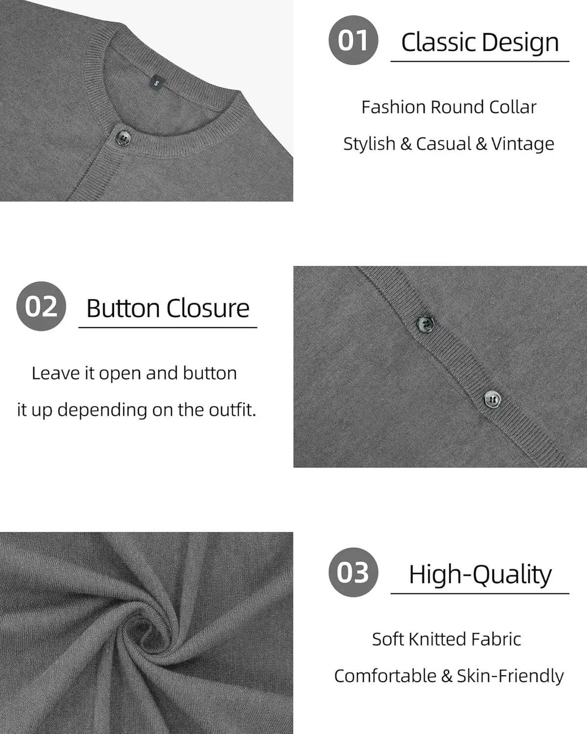 YTD Men's Knit Casual Button Down Shirts Short Sleeve Textured Summer Beach Shirts