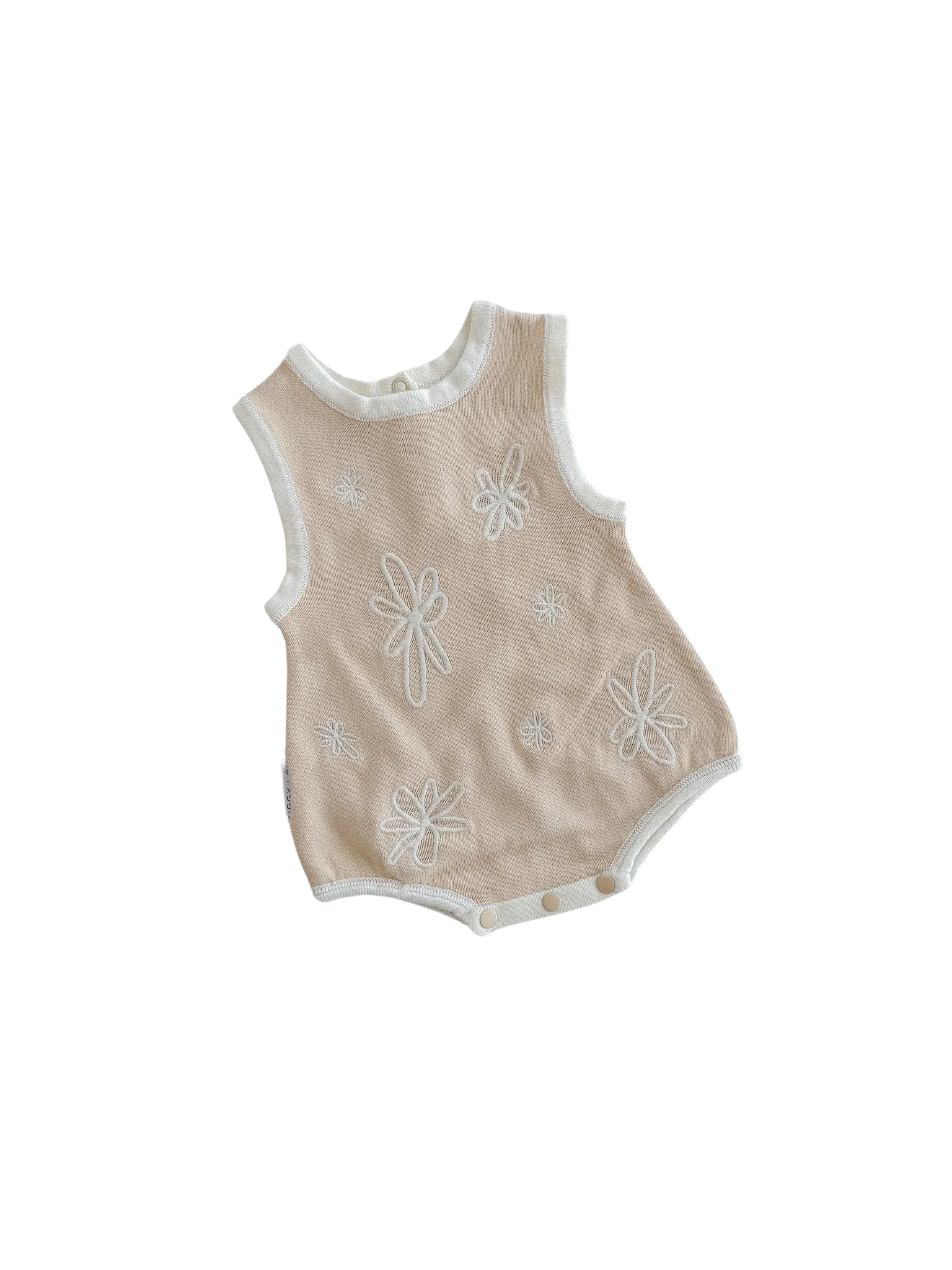 Ziggy Lou - Summer Bubble Romper (Gia Latte)