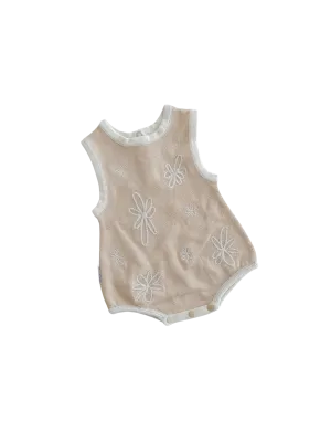 Ziggy Lou - Summer Bubble Romper (Gia Latte)